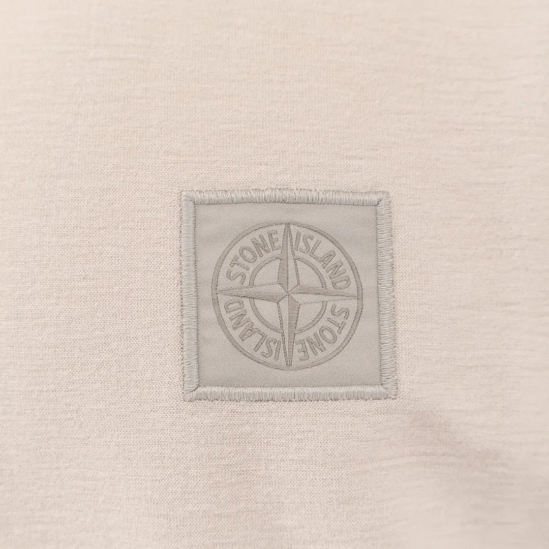 Stone Island, Ghost Crewneck T-Shirt - Beige