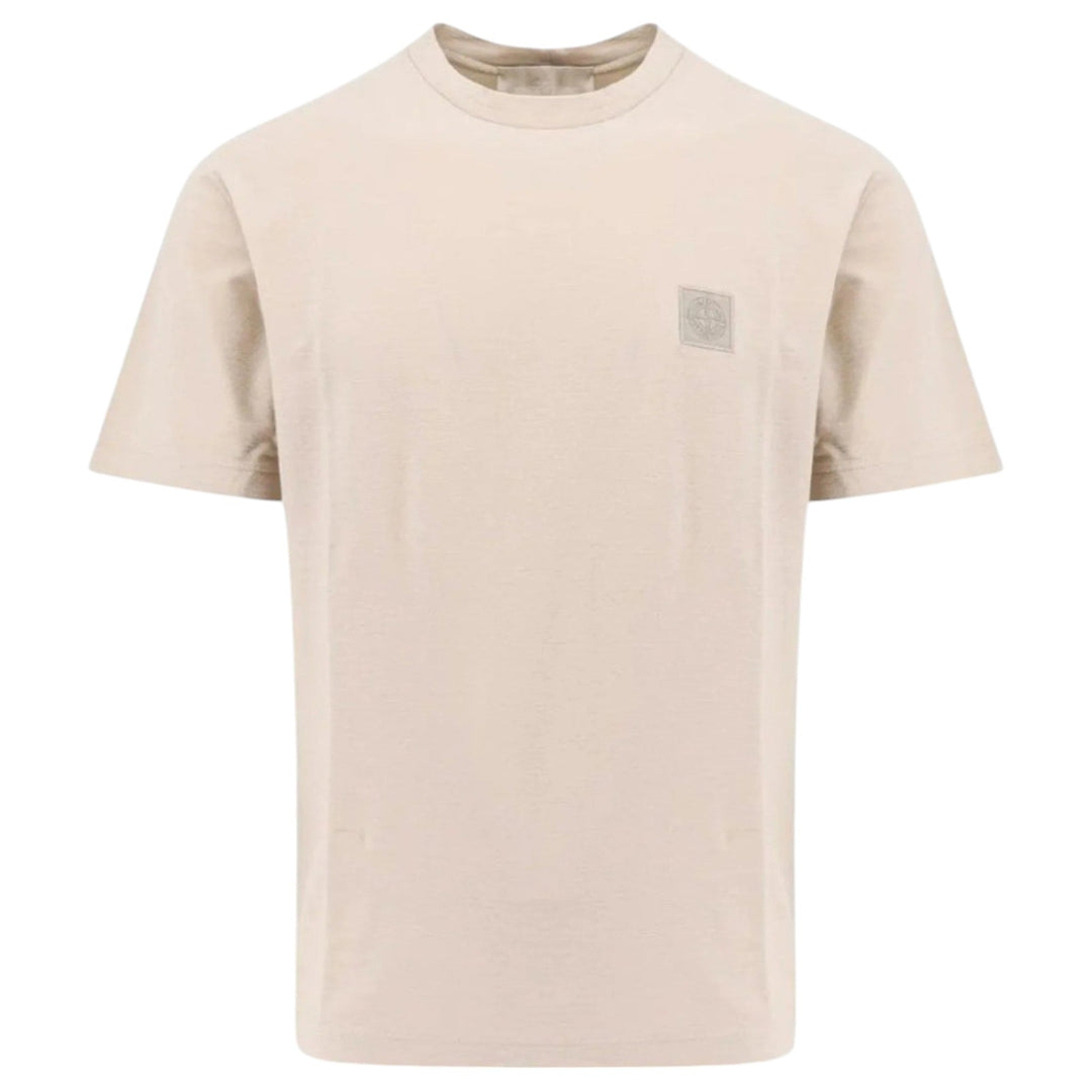 Stone Island, Ghost Crewneck T-Shirt - Beige