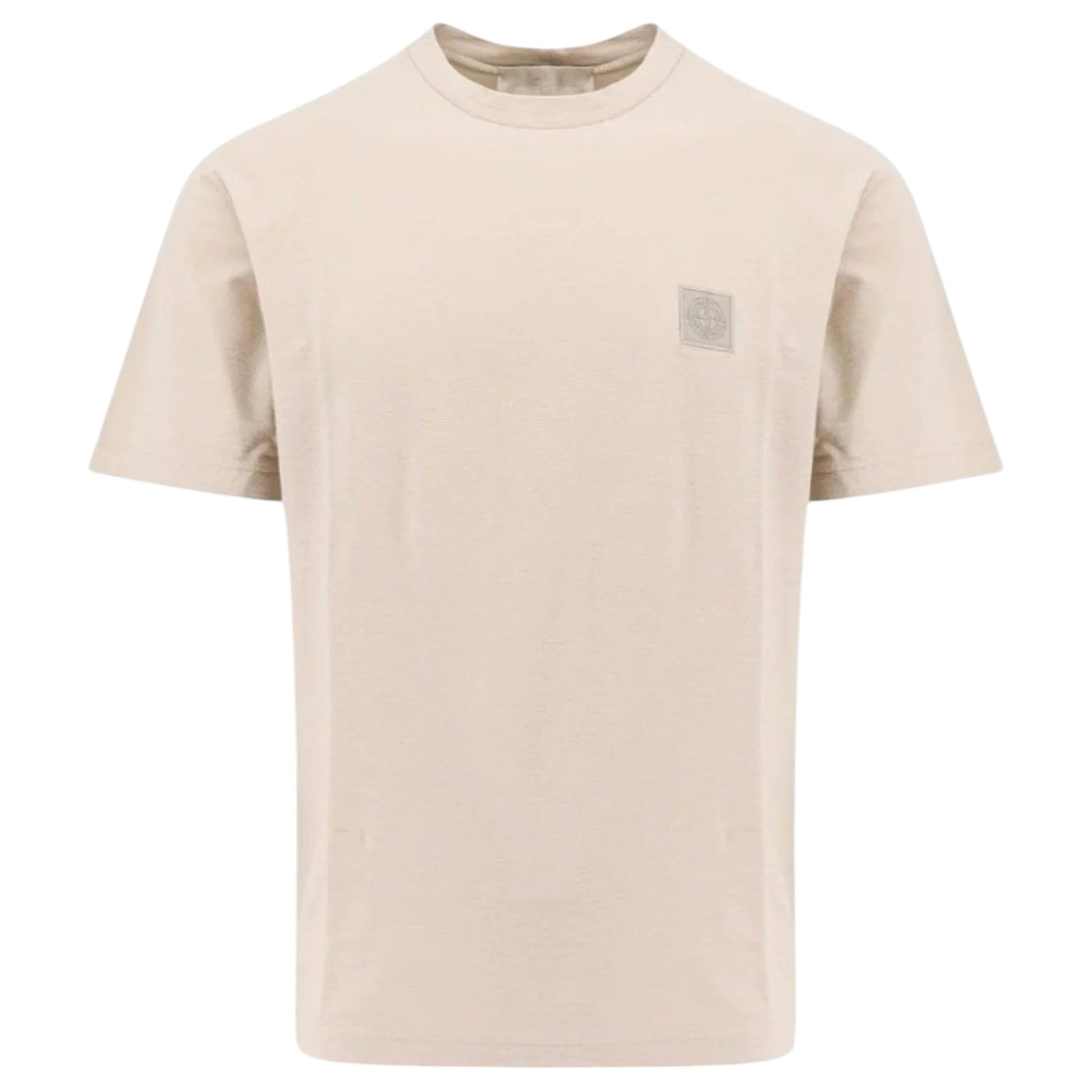 Stone Island, Ghost Crewneck T-Shirt - Beige