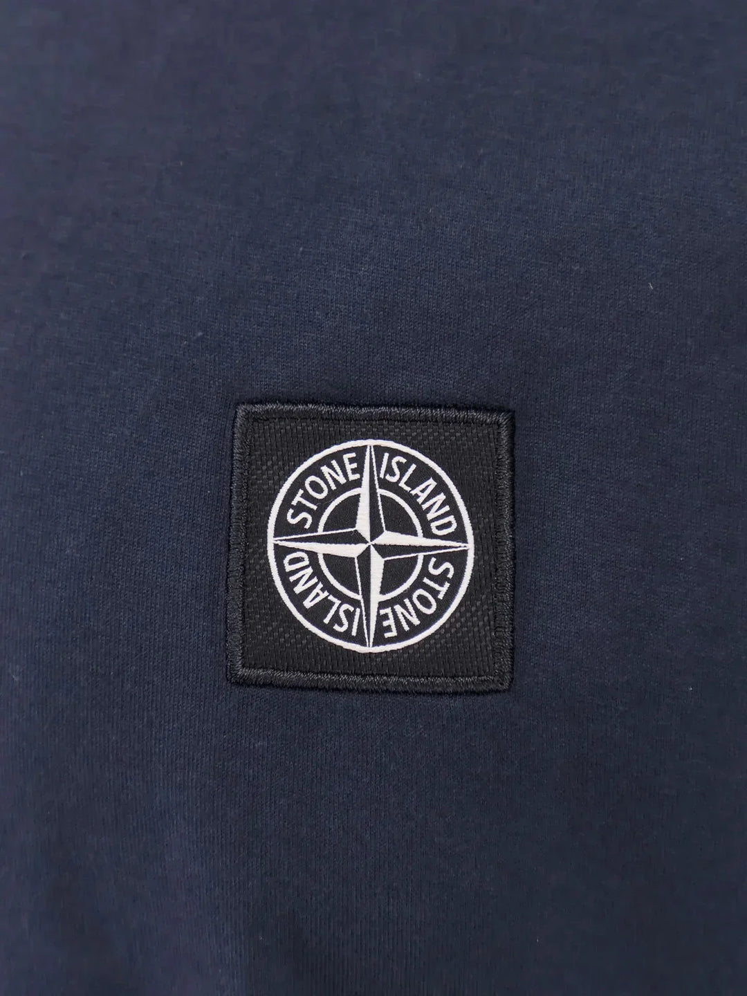 Stone Island, Navy Compass Patch Crewneck T-Shirt