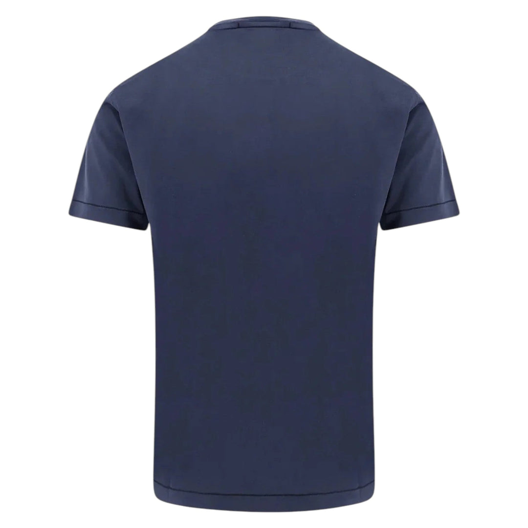 Stone Island, Navy Compass Patch Crewneck T-Shirt