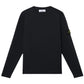 Stone Island, Navy Light Knit Crewneck Jumper