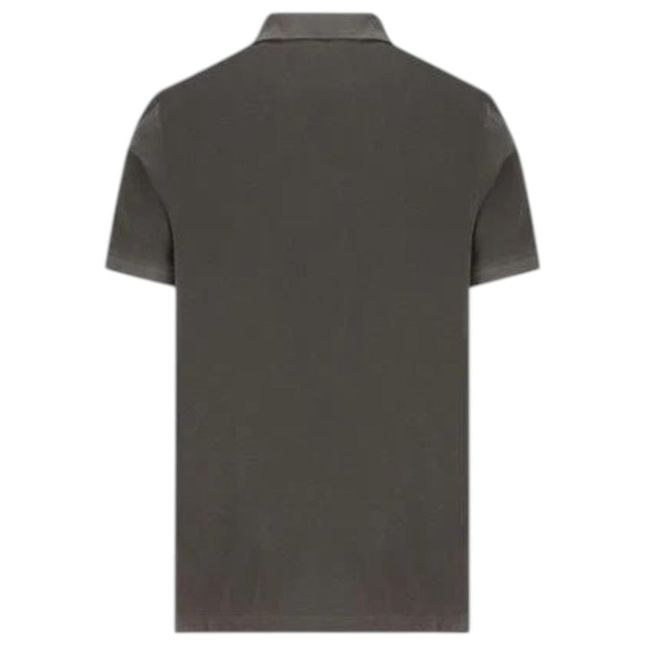 Stone Island, Slim Fit Charcoal Shirt with Compass Patch