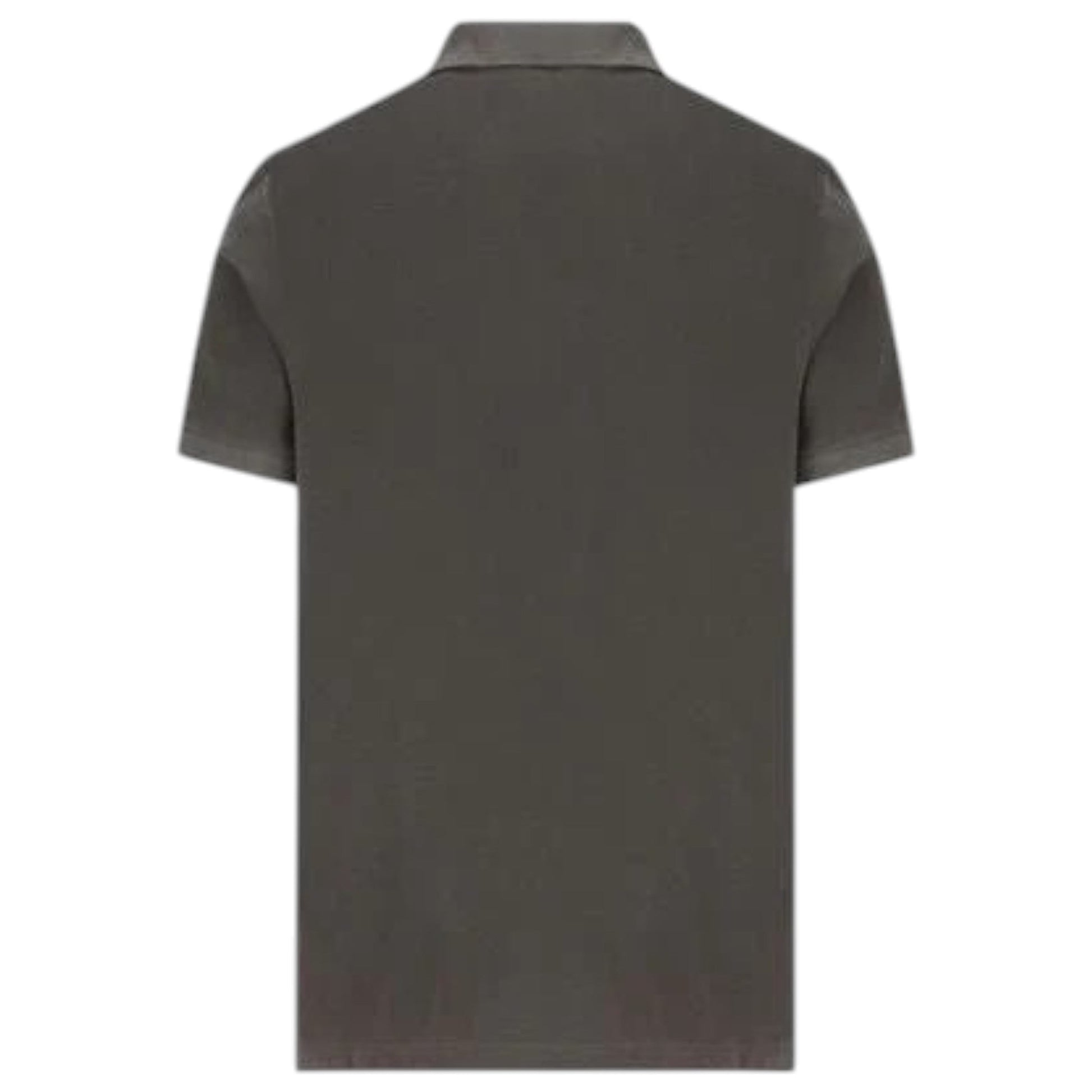 Stone Island, Slim Fit Charcoal Shirt with Compass Patch