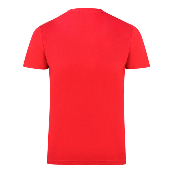 Aquascutum London Brand Logo Red T-Shirt T00323 - Style Centre Wholesale