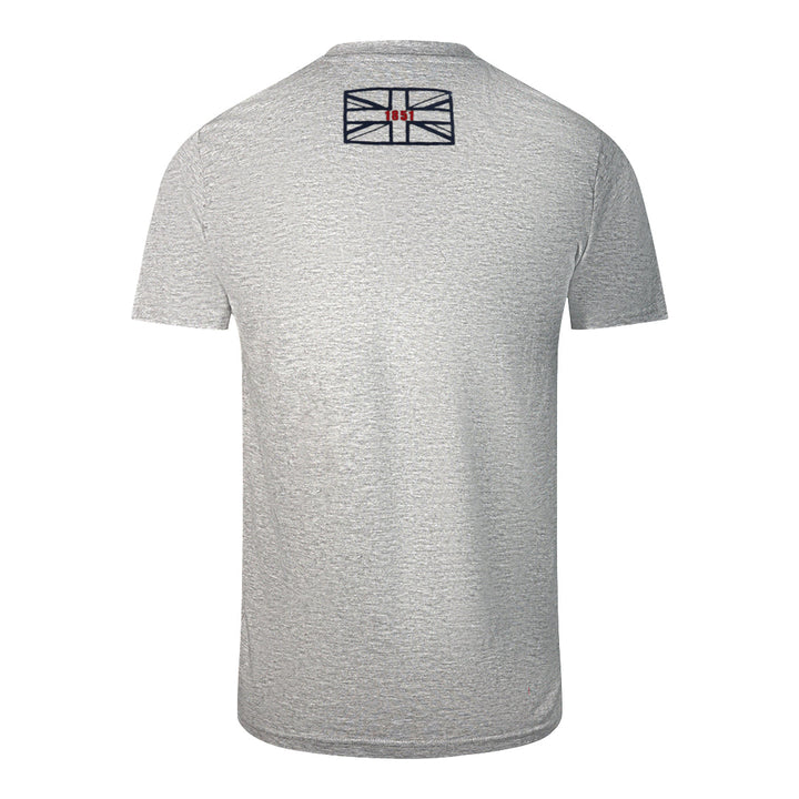 Aquascutum Script Logo Grey T Shirt