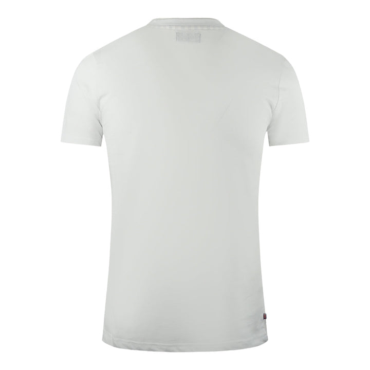 Aquascutum Active Small Logo Pocket Optical White T-Shirt AA FW23 TS004 01 - Style Centre Wholesale