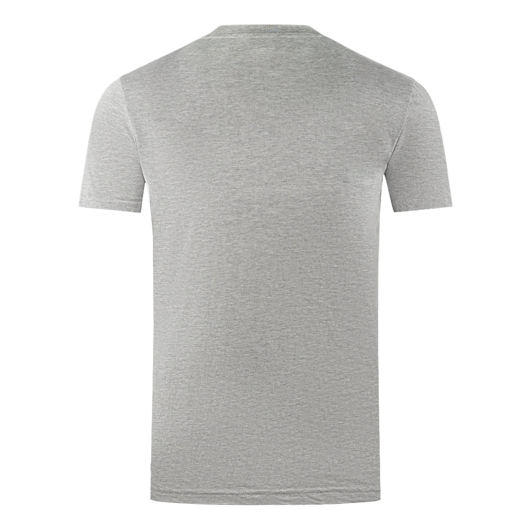 Aquascutum Aldis Brand Logo On Chest Grey T-Shirt