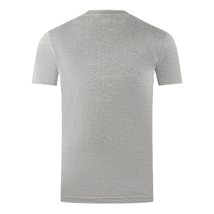 Aquascutum Aldis Brand Logo On Chest Grey T-Shirt