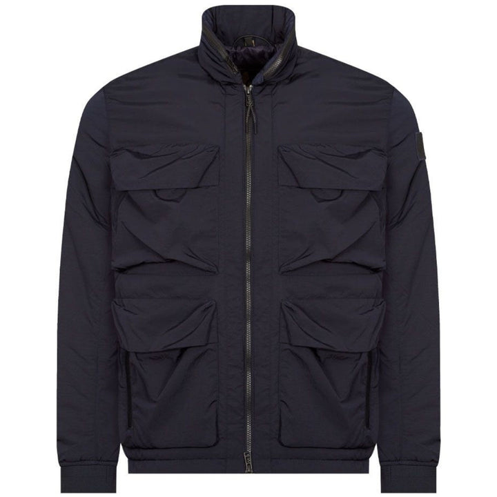 Belstaff Varial Dark Ink Thin Navy Blue Jacket - Style Centre Wholesale
